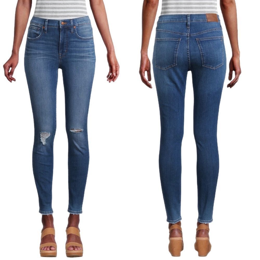MADEWELL High-Rise Skinny Jeans!